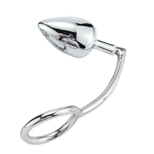 Anal Hooks Stainless 4663 Hook Steel with Ring Set Cock DiscreetChoice Anal 0917